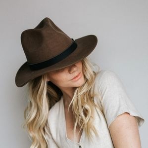 Gigi Pip Leo Fedora, Brown